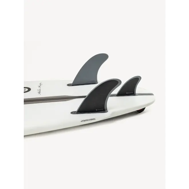 Devoted CSF Single Tab Twin+1 Fibreglass Fin Set Black