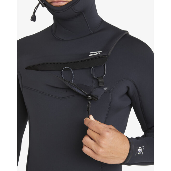 Billabong Absolute Natural 5/4 Heren Wetsuit Hooded Black