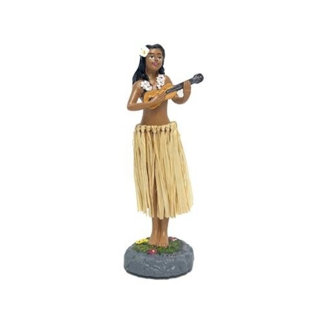 Hula Dashboard Doll with Straw Skirt