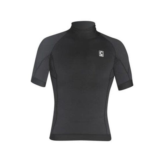 C-Skins Thermal Skins Mens SS Vest - BK-BK