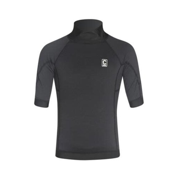 C-Skins Thermal Skins Junior SS Vest-BLACK