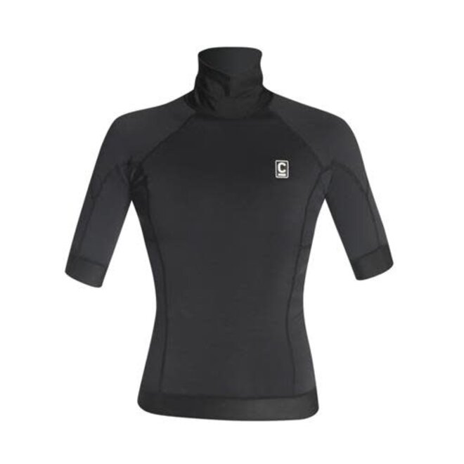 C-Skins Thermal Skins Womens SS Vest - BK-BK
