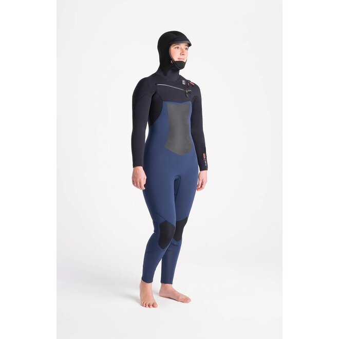C-Skins Nuwave ReWired 6/5 Dames Hooded Wetsuit – Black