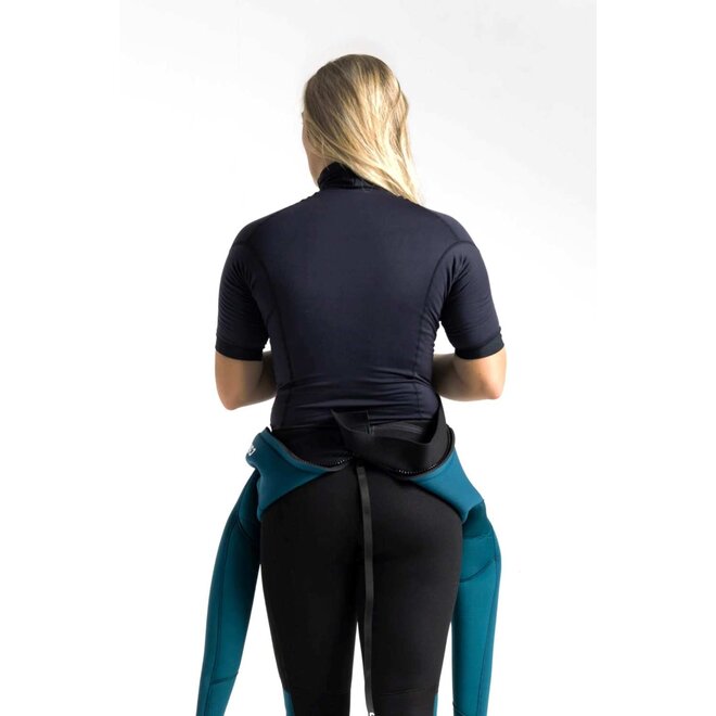 C-Skins Thermal Skins Womens SS Vest - BK-BK