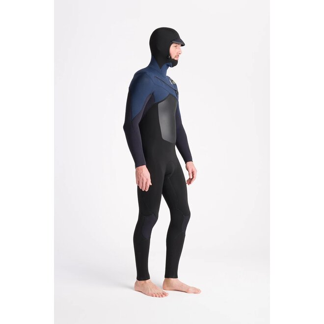C-Skins NuWave ReWired 5:4 Mens Hooded Steamer-BK-BX-BSX