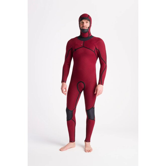 C-Skins NuWave ReWired 5:4 Mens Hooded Steamer-BK-BX-BSX