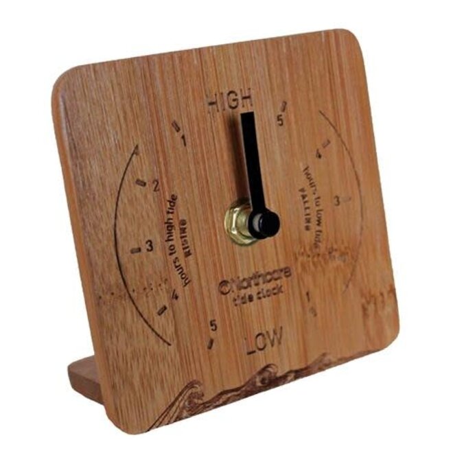 Northcore Bamboo Tide Clock