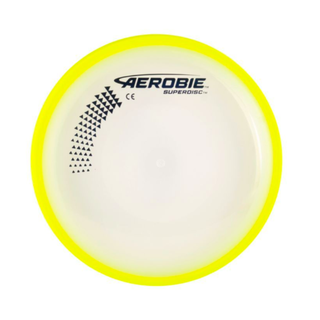 Aerobie Superdisc Ultra Frisbee Geel