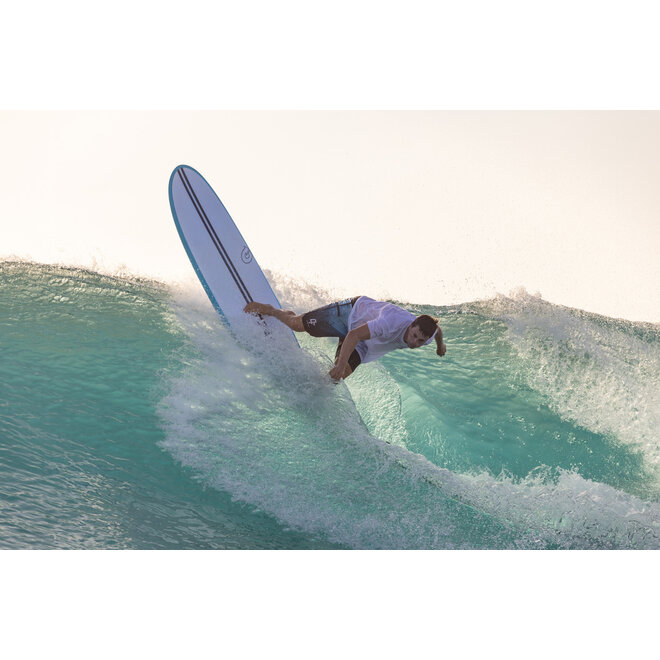 8'0 Torq V+ TEC - FCS II - 3 Fin - Blue Rail