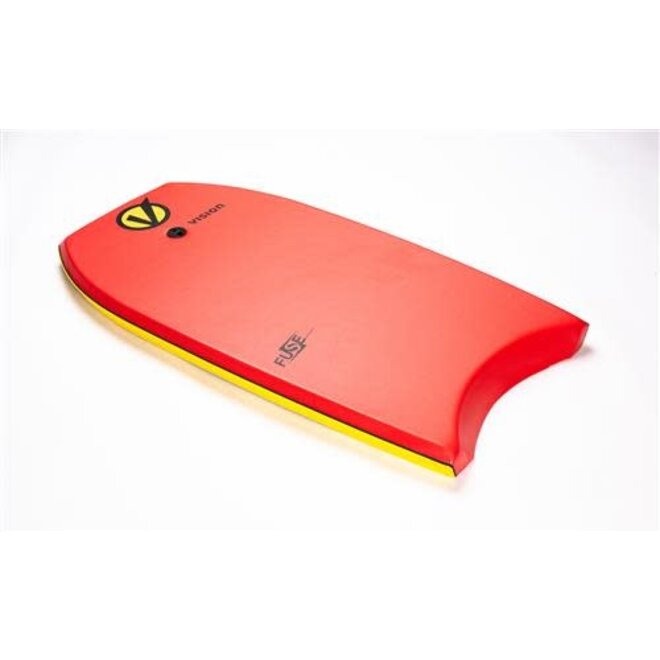 Vision Fuse 45” Red/Yellow Bodyboard
