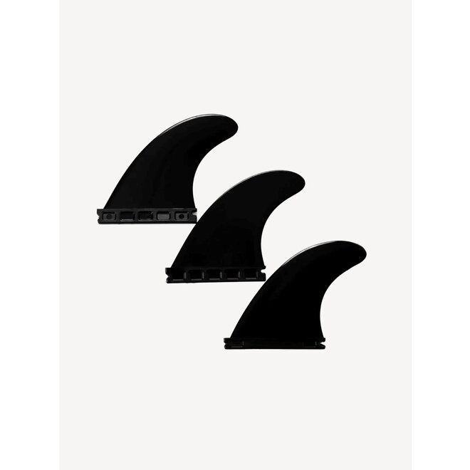 Devoted Thruster Fin Set Nylon Single Tab Black