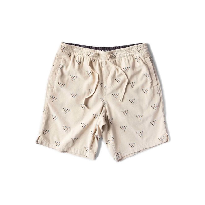 Vissla Heren Rails Cord 18" Elastic Walkshorts Dune