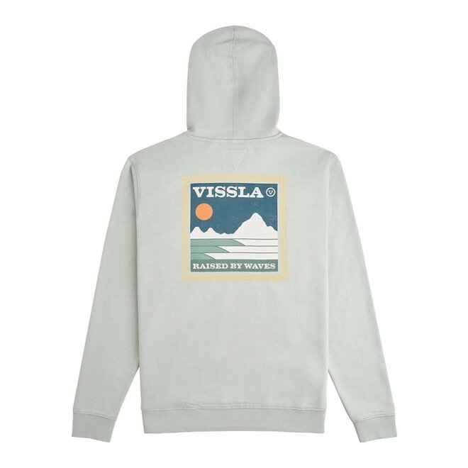 Vissla Heren Big Sky Hooded Fleece Silver