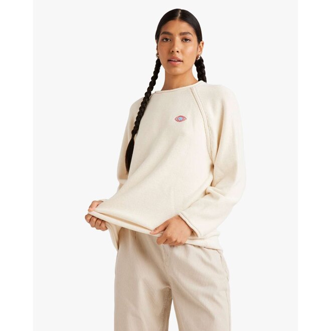 RVCA Dames Ivy Raglan Sweater Natural