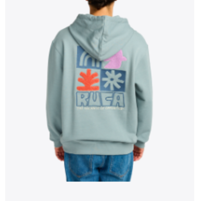 RVCA Heren Mosaic Hoodie Lead