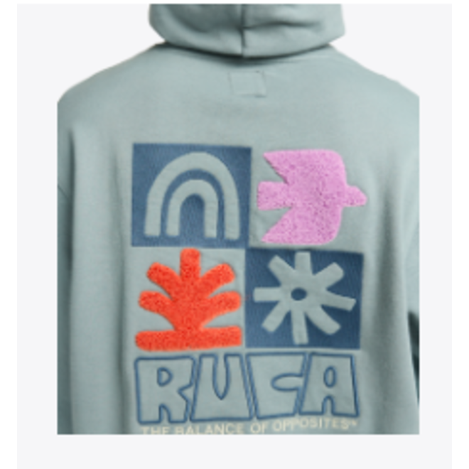 RVCA Heren Mosaic Hoodie Lead