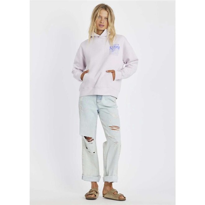 Sisstrevolution Womens Surf Fleece Hoodie Light Orchid