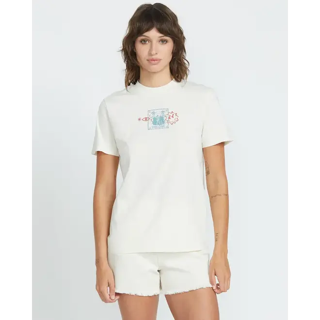 Volcom Womens Filip Rygalski Tee Bone