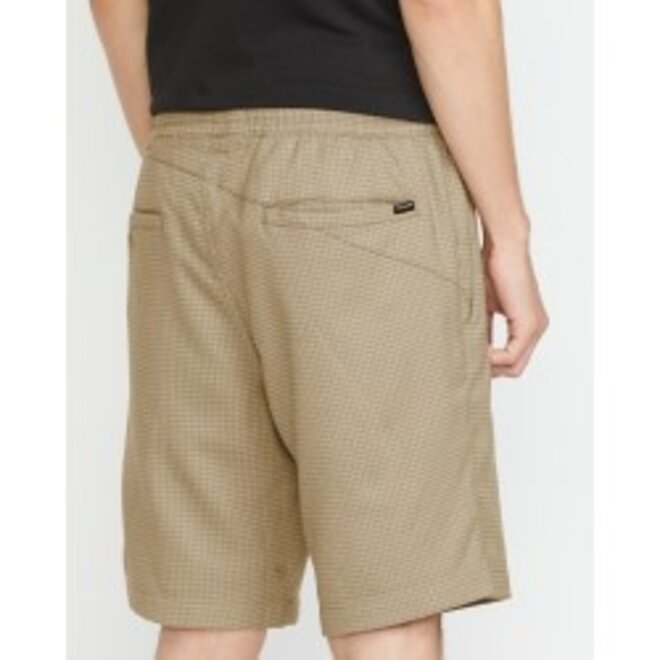 Volcom Mens Frickin Elastic Waist 19" Shorts Light Khaki