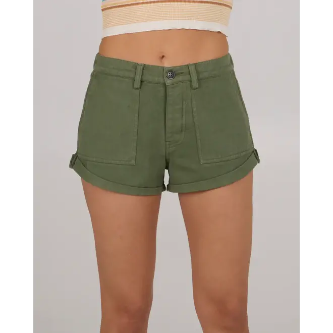 Salty Crew Womens Trail Short Olive