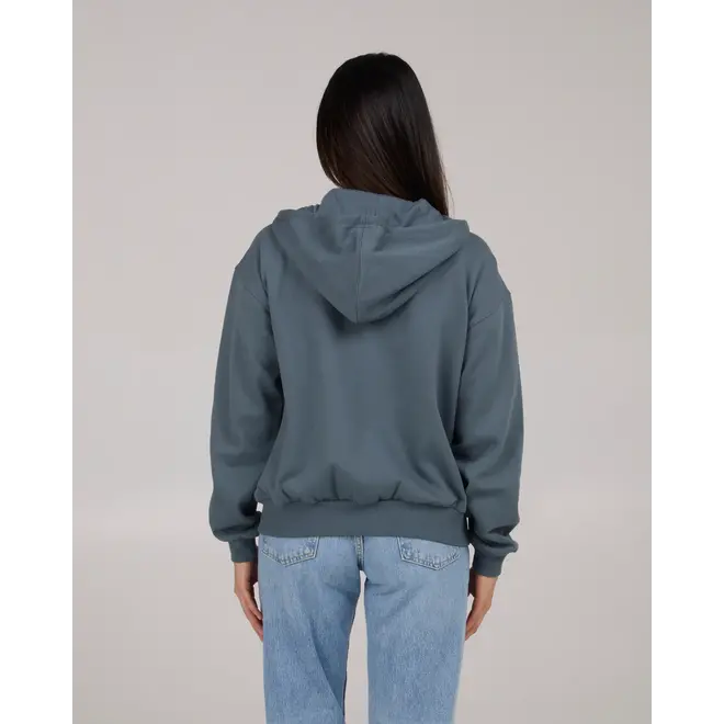 Salty Crew Dames In The Rays Zip Hoodie Fin Blue