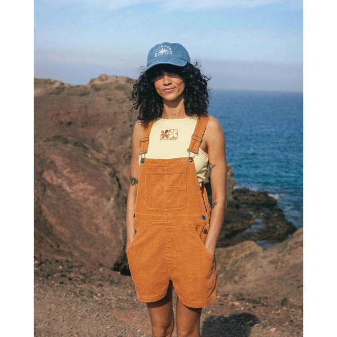 Billabong Dames Sand Canyon Corduroy Overall Biscuit