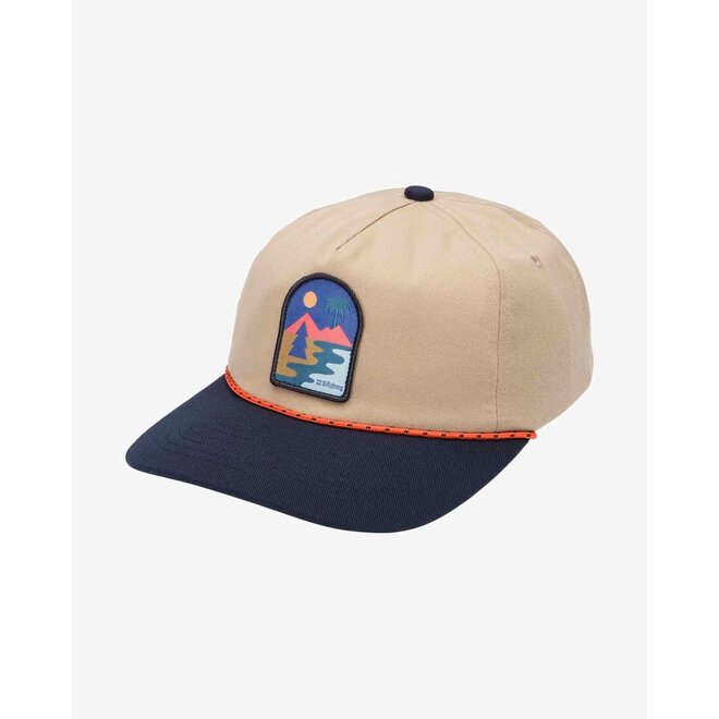 Billabong Adventure Div Snapback Cap Navy Khaki