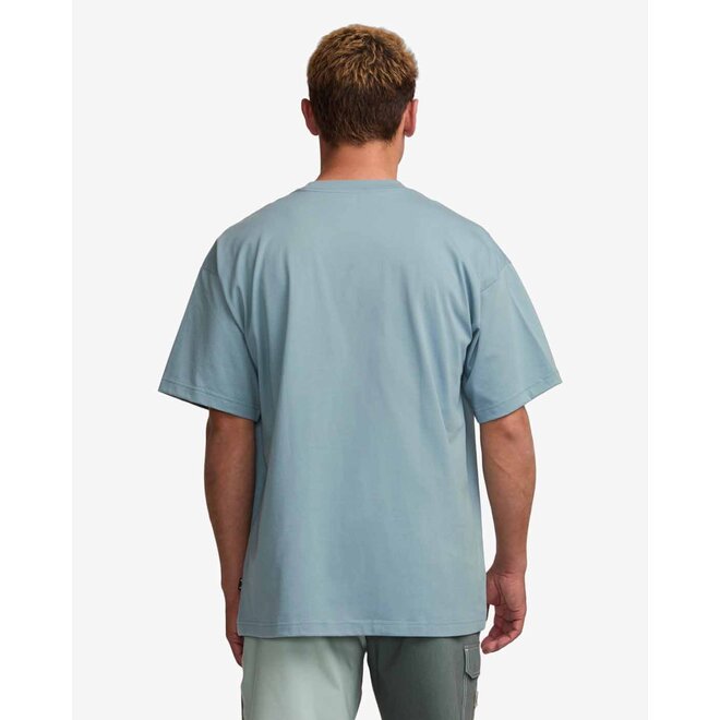 Billabong Men's I Surf Better In My Dreams Tee Washed Blue