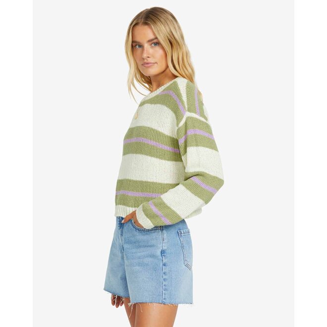 Billabong Women's Make It Waves Sweater Avocado