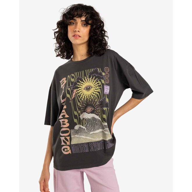 Billabong Women's Swell Trip Tee Off Black
