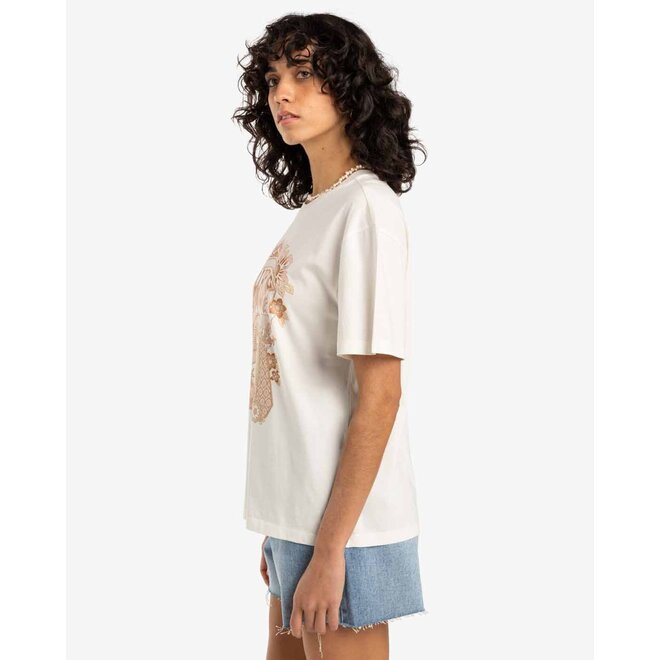 Billabong Dames Waves Of Change Tee Salt Crystal
