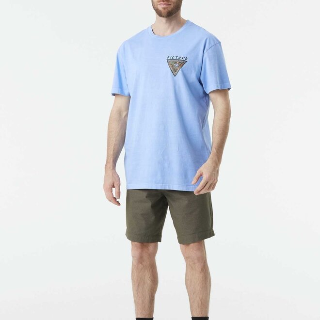 Picture Heren Chilanko Tee Washed Vista Blue