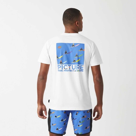 Picture Heren SB 1 Tee Natural White