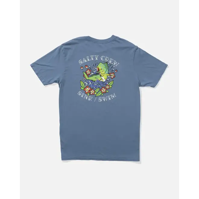 Salty Crew Heren Hopper Vintage S/S Tee Slate