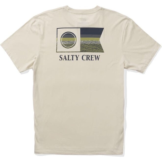 Salty Crew Men's Flagship Fill S/S Tee Moonbeam