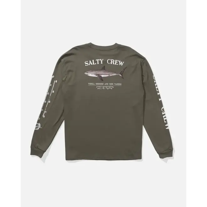 Salty Crew Heren Bruce  L/S Tee Dusty Olive