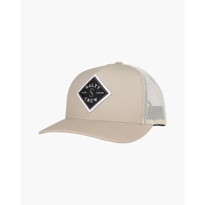 Salty Crew Sea Line Retro Trucker Cap Tan/Ivory