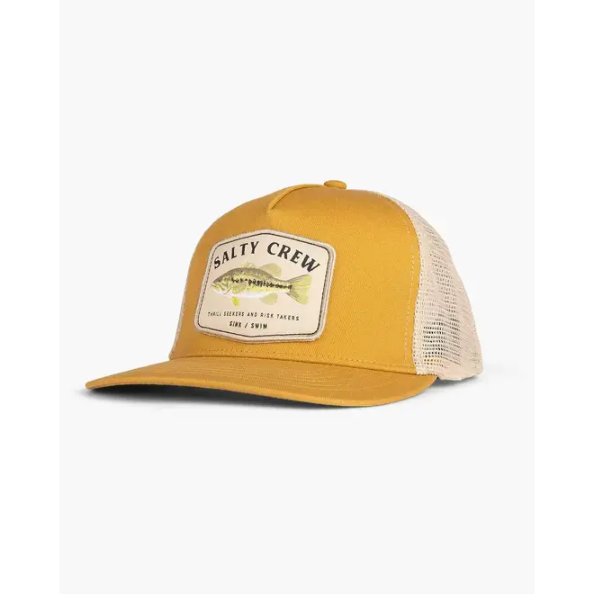 Salty Crew Big Mouth Trucker Cap Mustard