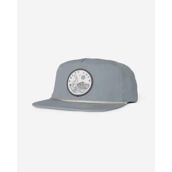 Salty Crew Stake Out 5 Panel Cap Deep Sea