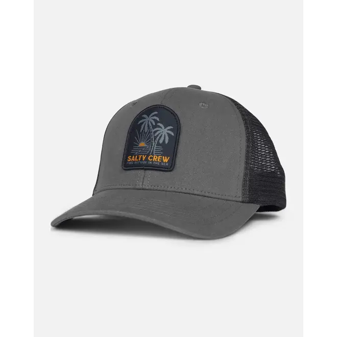 Salty Crew Palmdale Retro Trucker Cap Charcoal