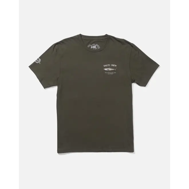 Salty Crew Heren Bruce Premium S/S Tee Dusty Olive