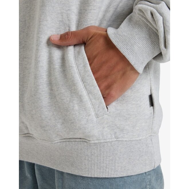 Billabong Heren Burleigh Half Zip Pullover Light Grey Heather