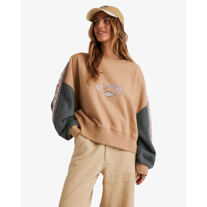 Billabong Women's Since 73 The Way Back Crew Multi
