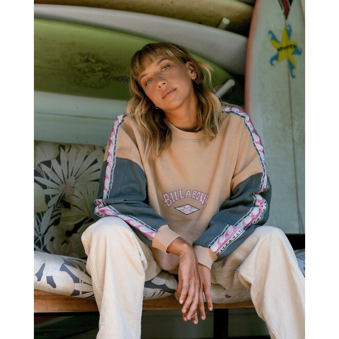 Billabong Women's Since 73 The Way Back Crew Multi