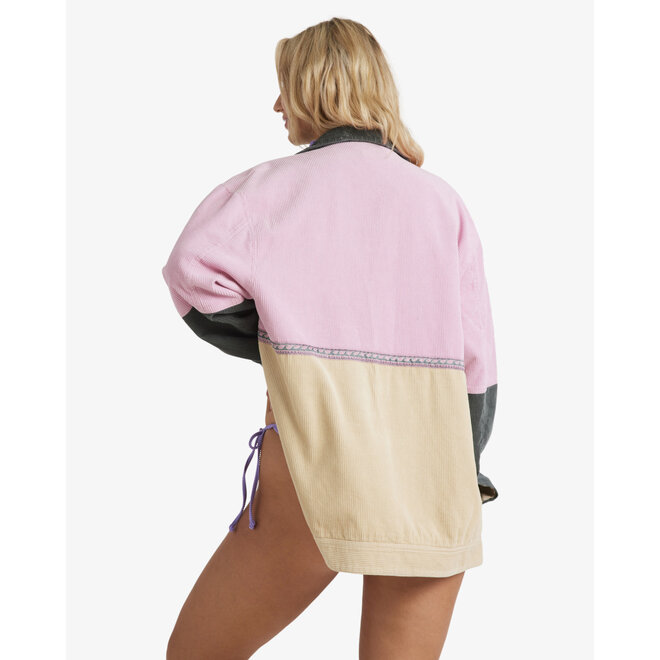 Billabong Women's Since 73 Set The Wave Corduroy Jacket Multi