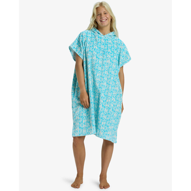 Billabong Dames Hooded Surf Poncho Sea Spray