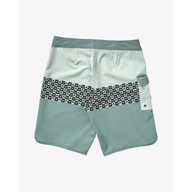 RVCA Men's Eastern Trunk 20" Boardshort Lead