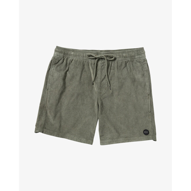 RVCA Men's Escape Elastic Corduroy Short Sage Leaf
