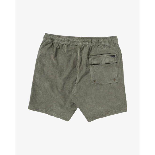 RVCA Men's Escape Elastic Corduroy Short Sage Leaf