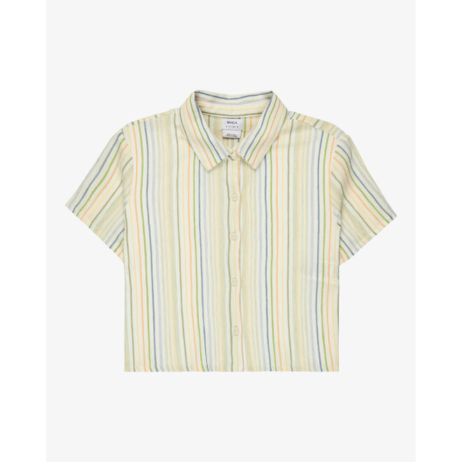 RVCA Women's Benni Button Up Shirt Multi